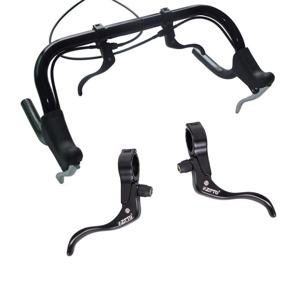ZTTO 1 Pair MTB Bike Auxiliary Brake Lever Aluminum Alloy Bicycle 22.2mm Handlebar Brake Lever Handles ZTTO 1 Pair MTB Bike Auxiliary Brake Lever Aluminum Alloy Bicycle 22.2mm Handlebar Brake Lever Handles